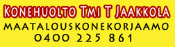 Konehuolto Tmi T Jaakkola logo